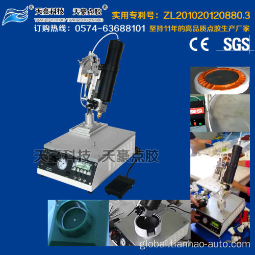 Gluing Machine Robot circular products automatic robot glue dispenser Rotary Table dispenser Factory